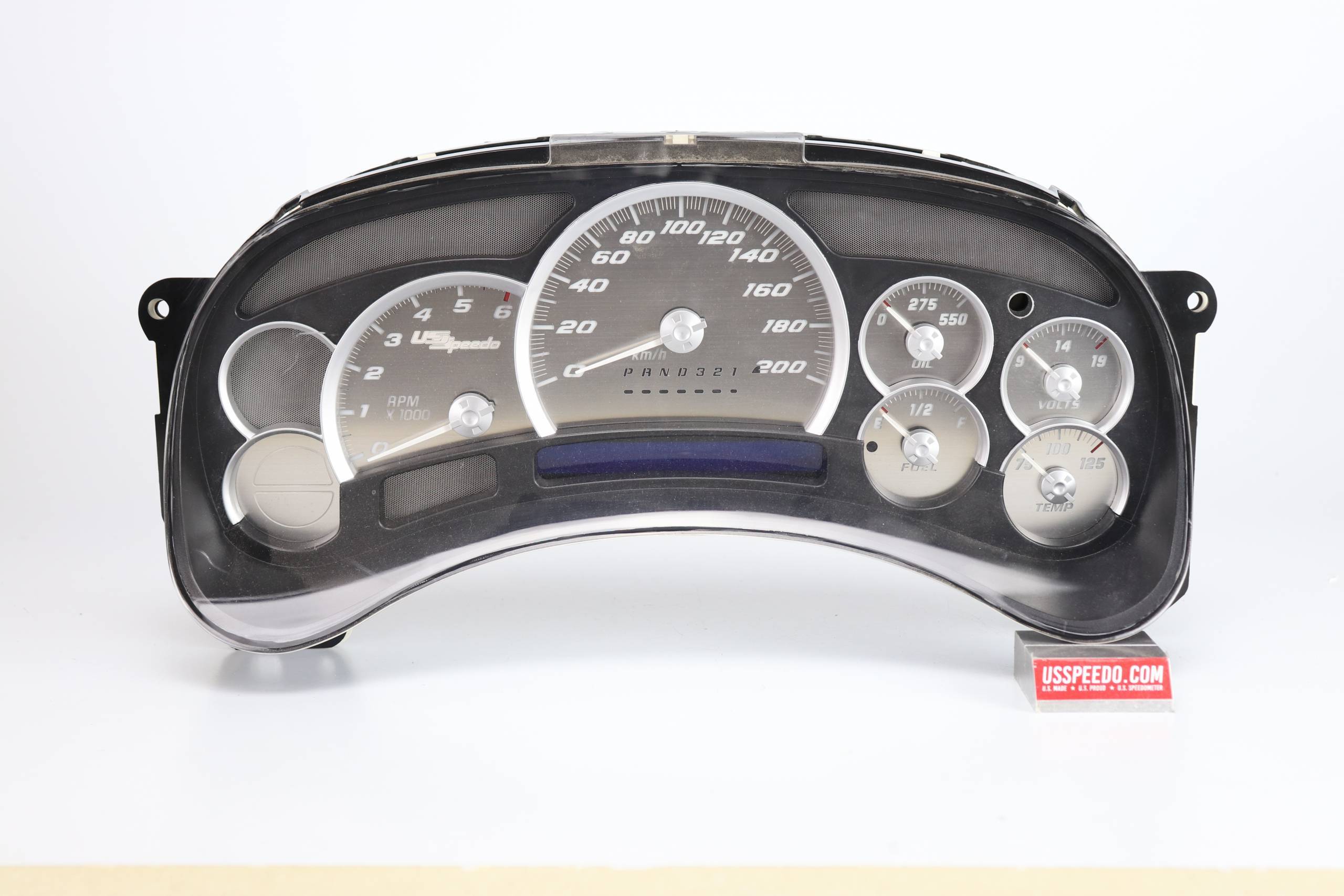 Stainless Edition Custom Gauge Face Kit