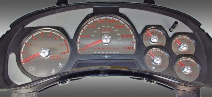Stainless Edition Custom Gauge Face Kit