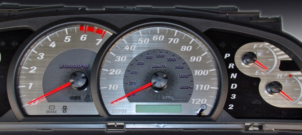 Stainless Edition Custom Gauge Face Kit