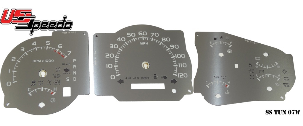 Stainless Edition Custom Gauge Face Kit