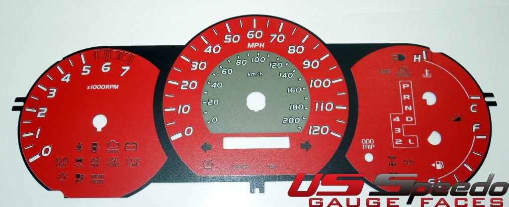 Pro Color Edition Custom Gauge Face Kit