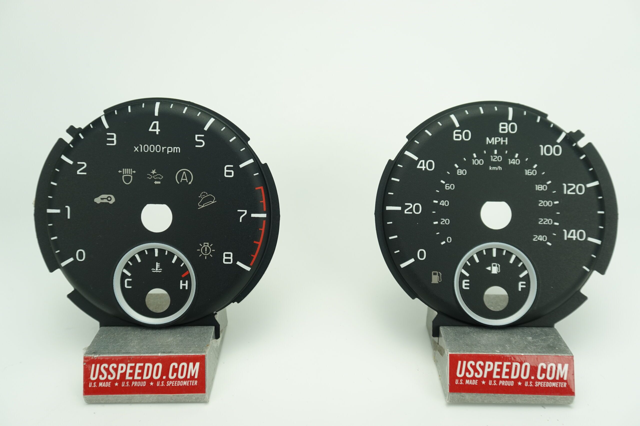 US Speedo Conversion Gauge Face