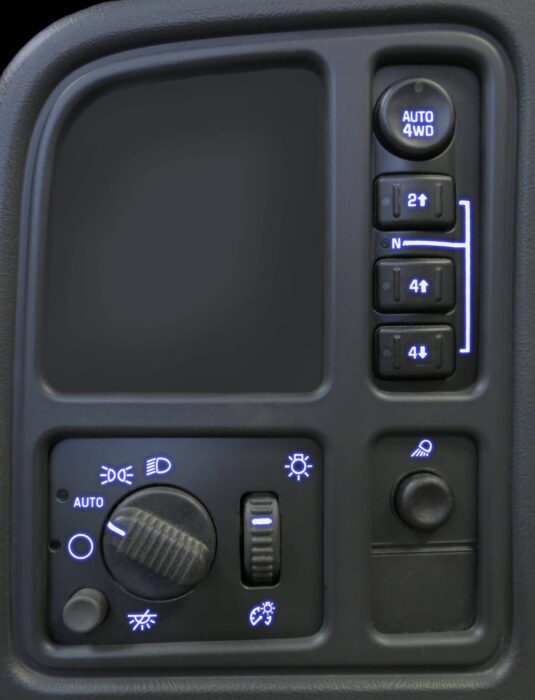 LED Left Side Dashboard Lighting Kit Upgrade