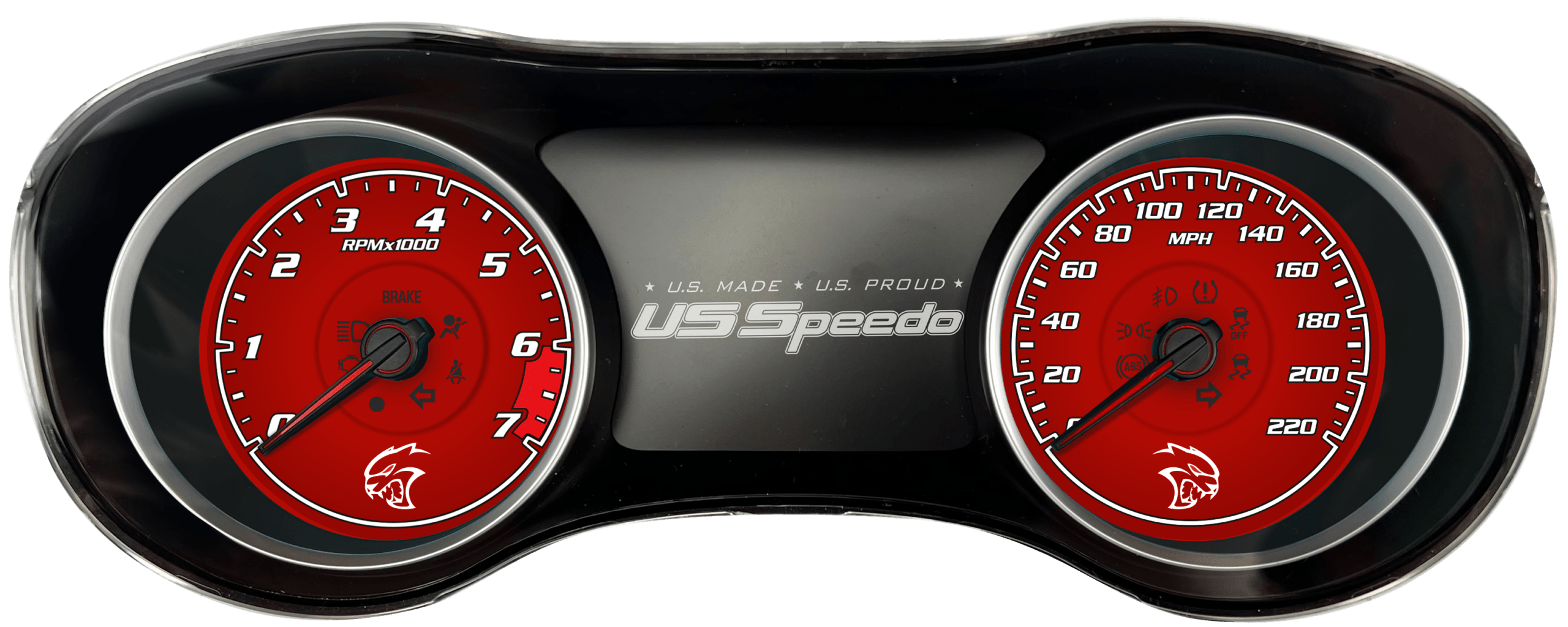 Officially Licensed Dodge Charger Redeye Custom Gauge Face Kit