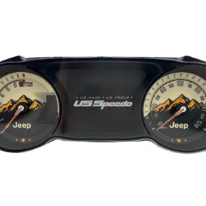 Officially Licensed Custom Gauge Face Kit for 2018-26 Jeep Wrangler & Gladiator