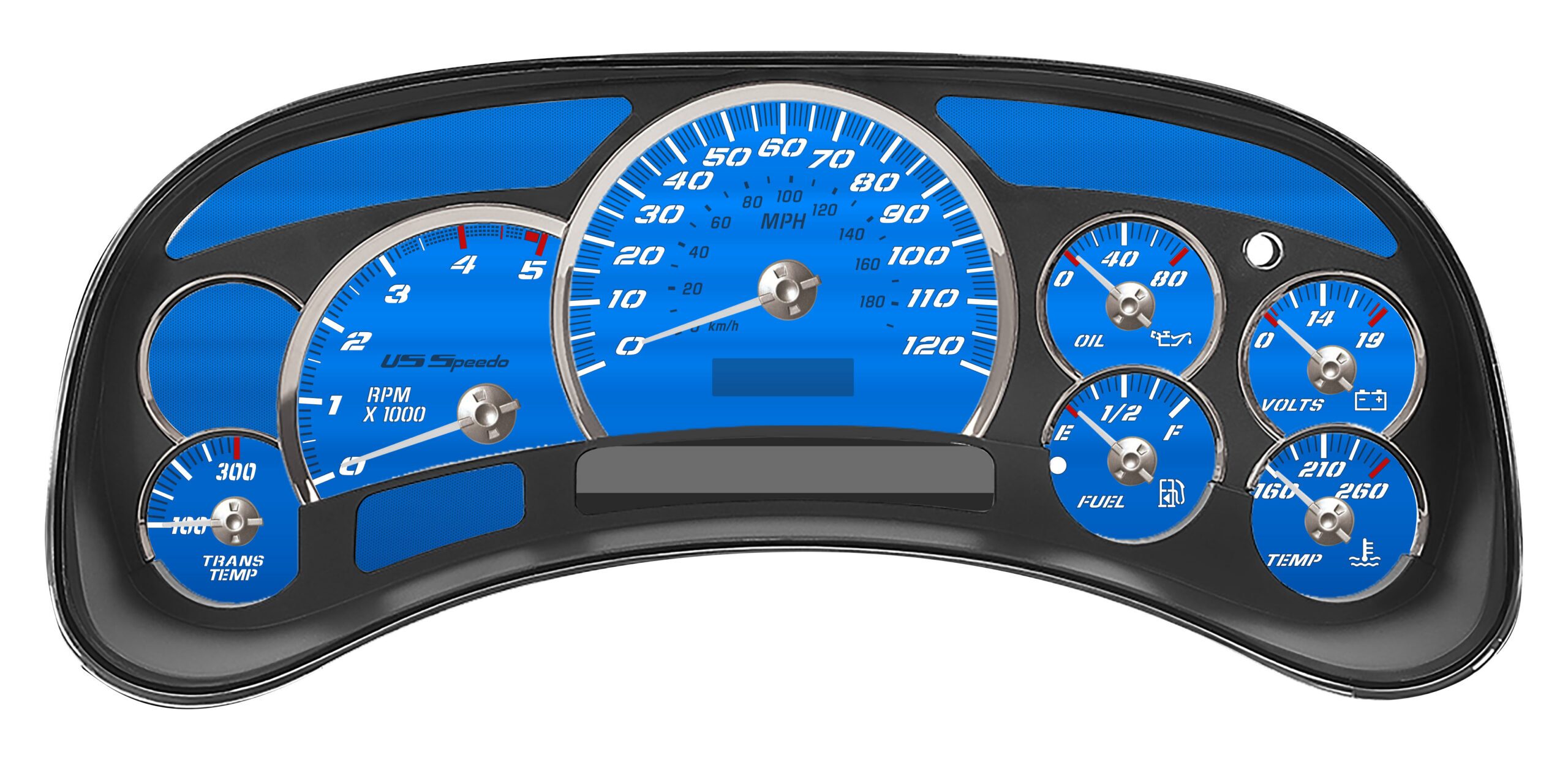 Aqua Edition Custom Gauge Face Kit