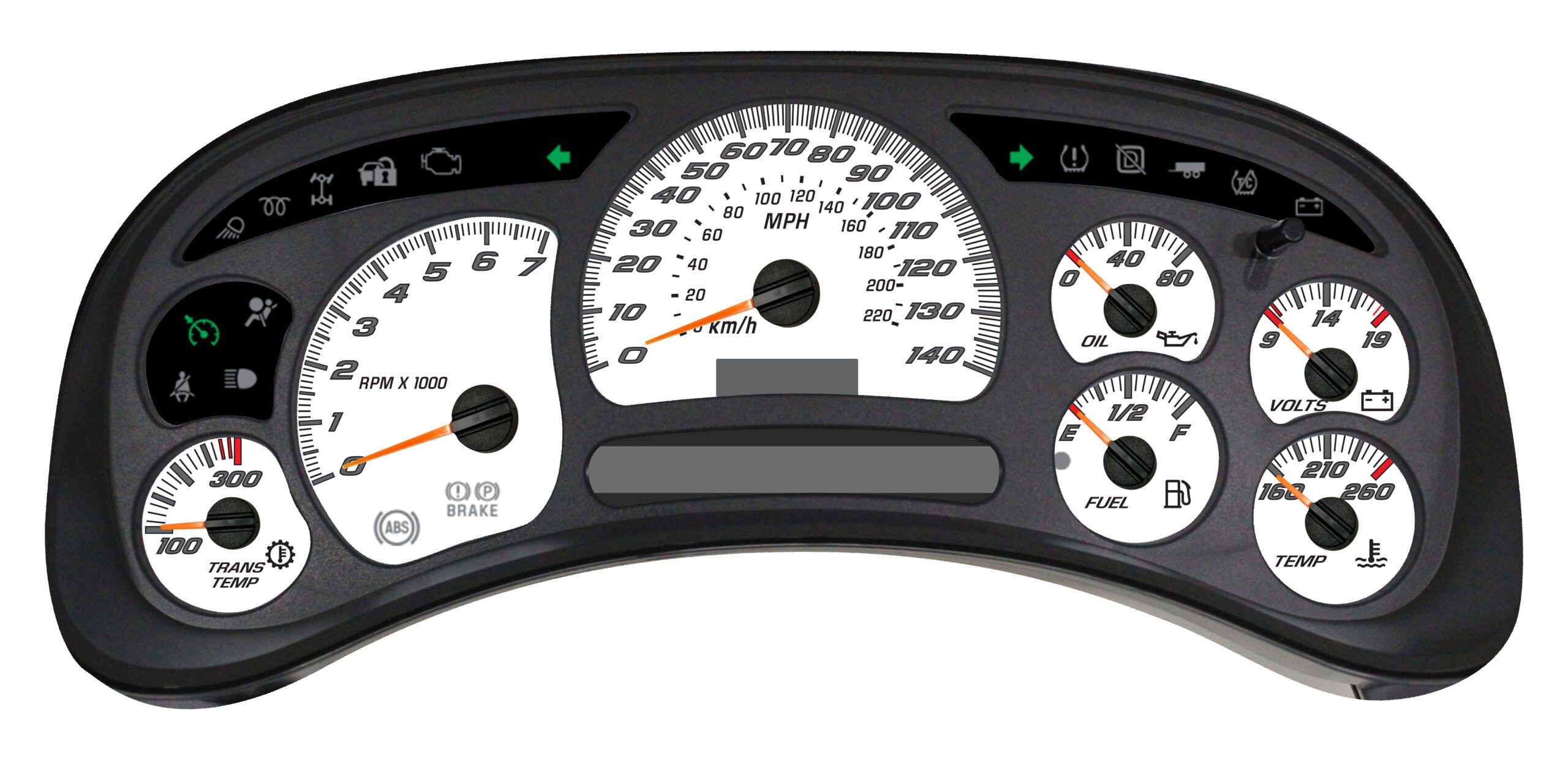 Pro Color Edition  Custom Gauge Face Kit
