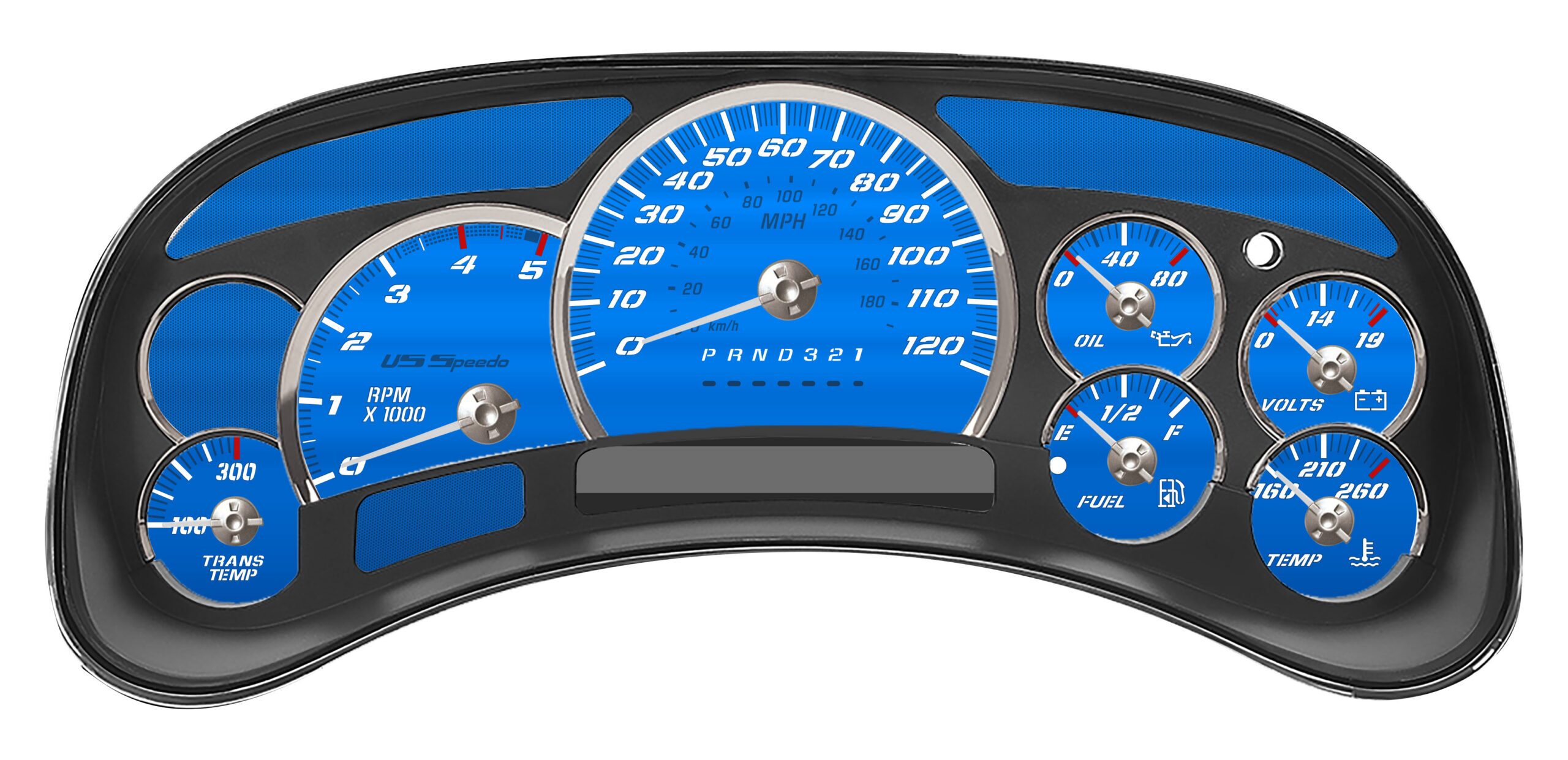 Aqua Edition Custom Gauge Face Kit