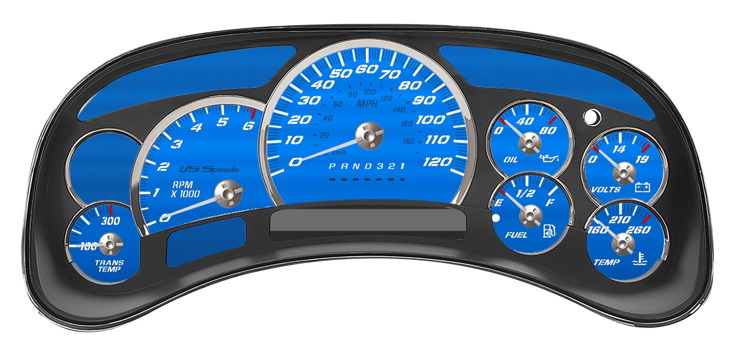 Aqua Edition Custom Gauge Face Kit