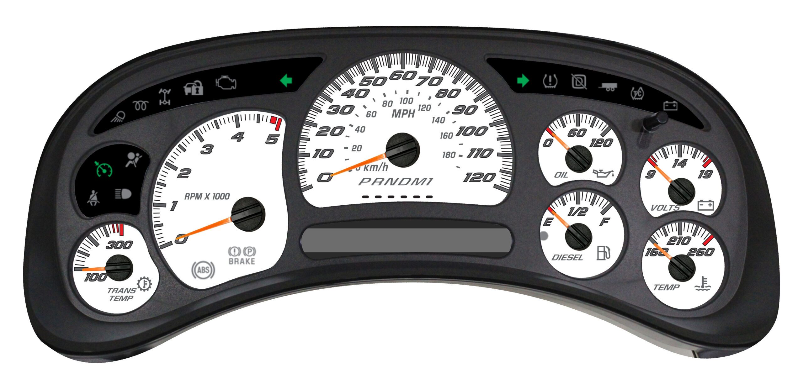 Pro Color Edition  Custom Gauge Face Kit