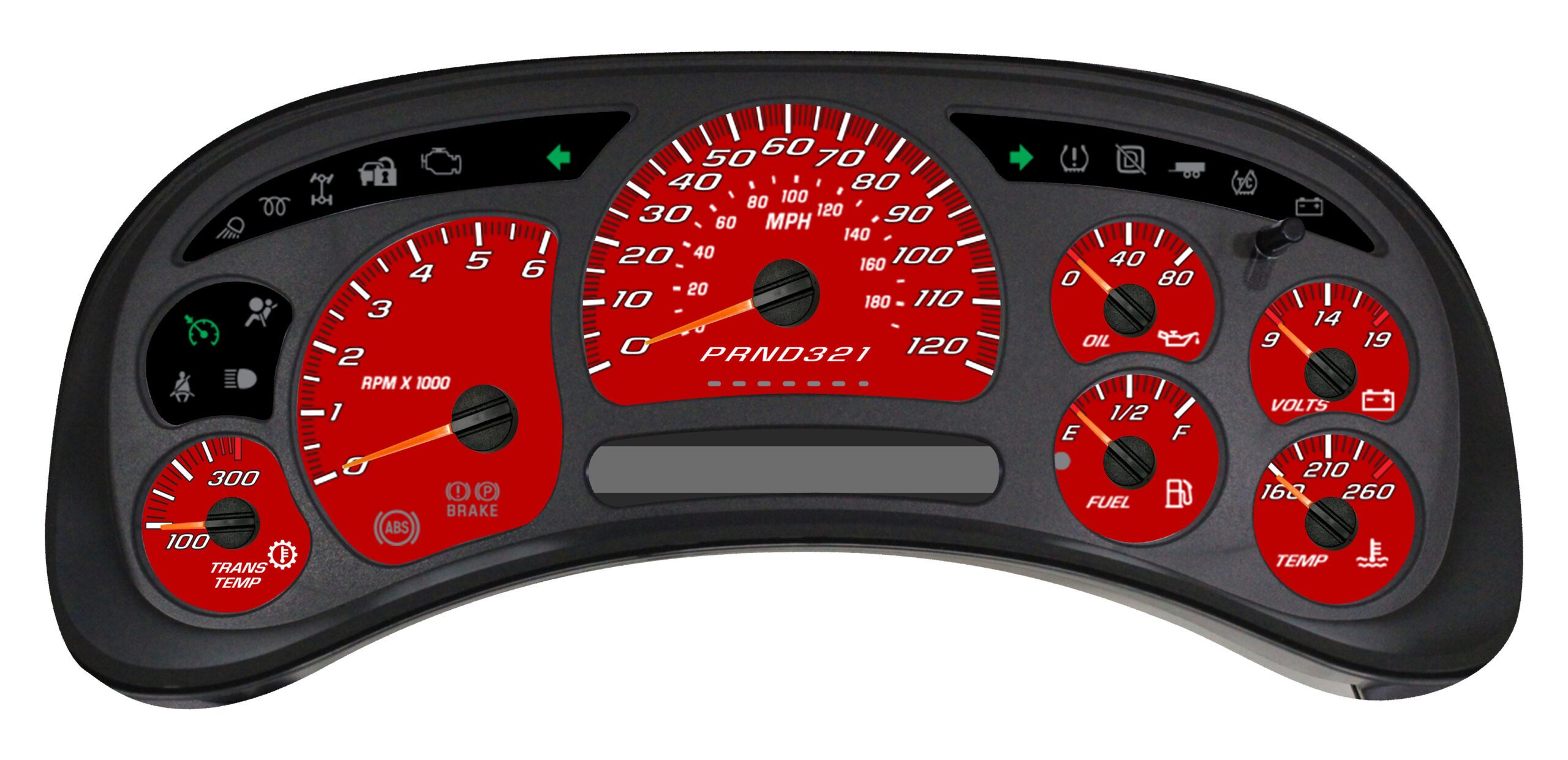 Pro Color Edition  Custom Gauge Face Kit