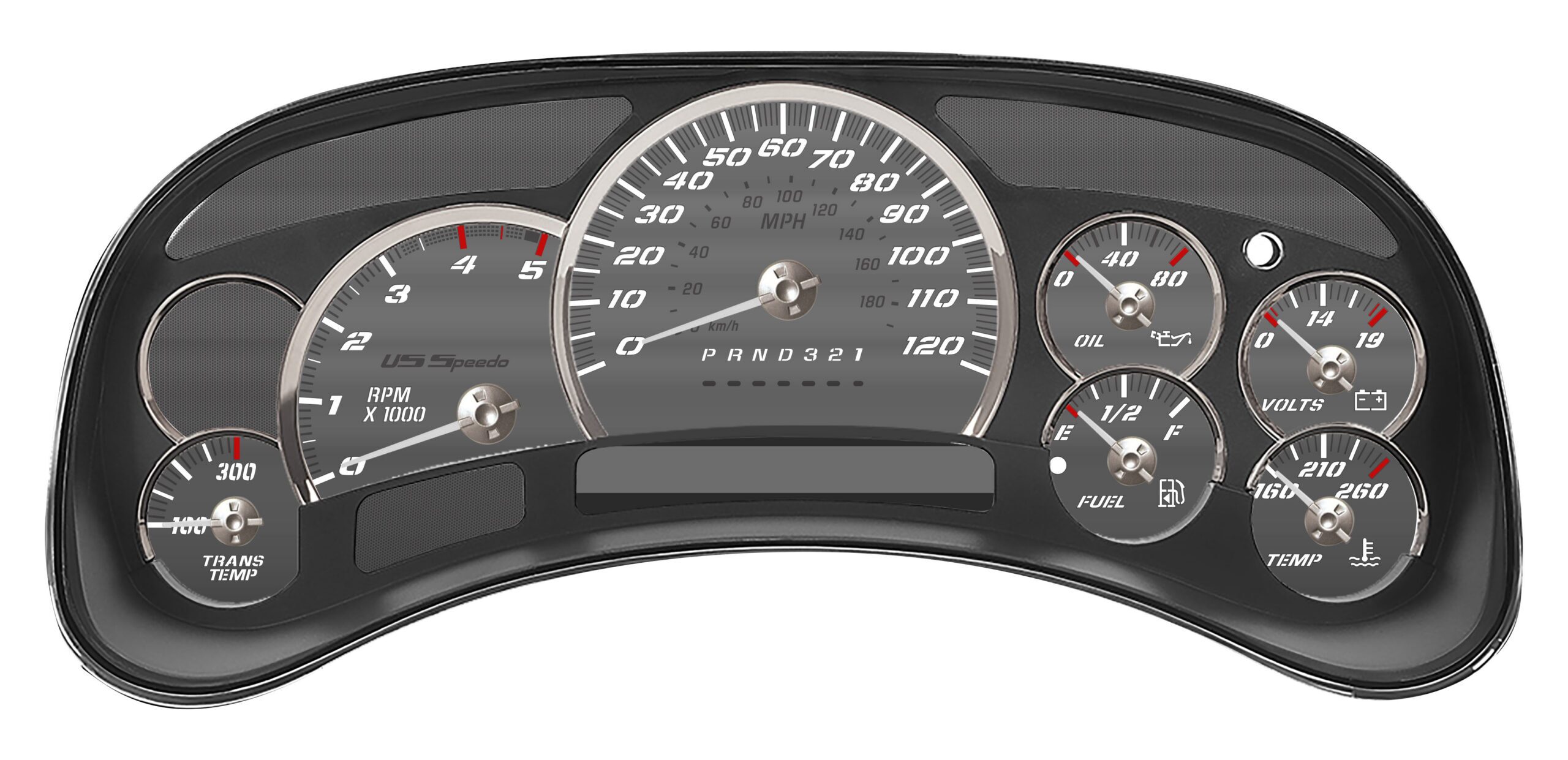 Stealth Edition Custom Gauge Face Kit