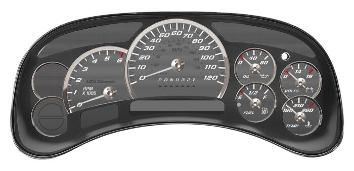 Stealth Edition Custom Gauge Face Kit