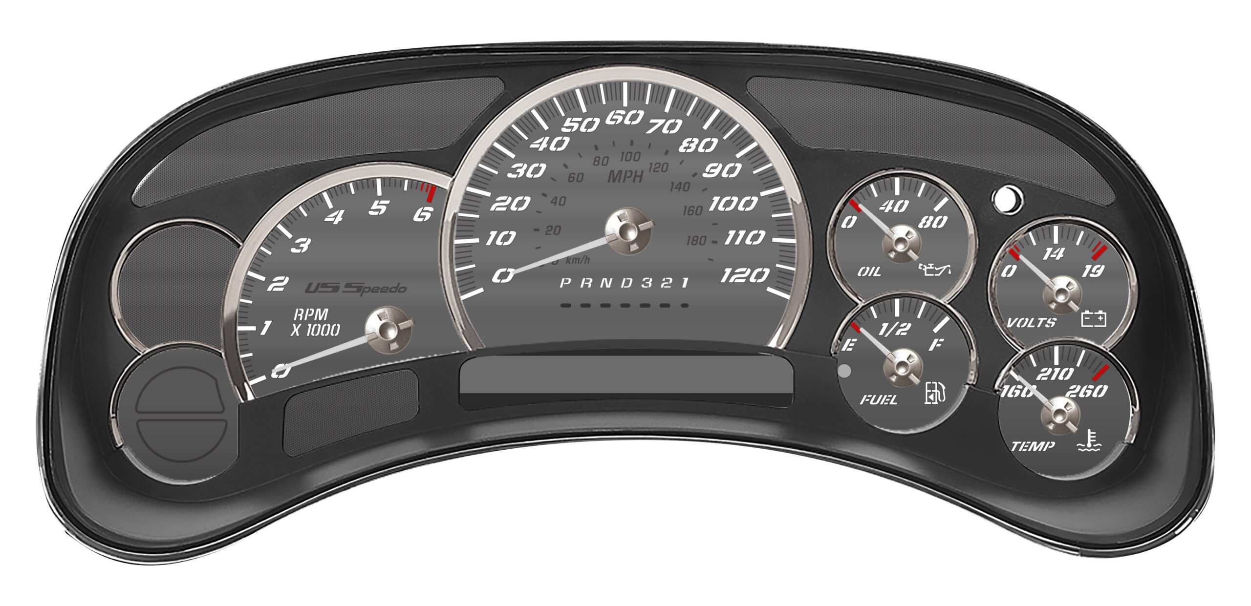 Stealth Edition Custom Gauge Face Kit