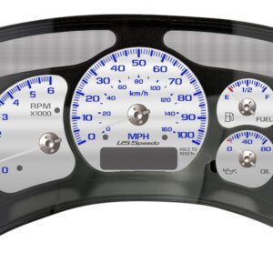 Stainless Edition Custom Gauge Face Kit